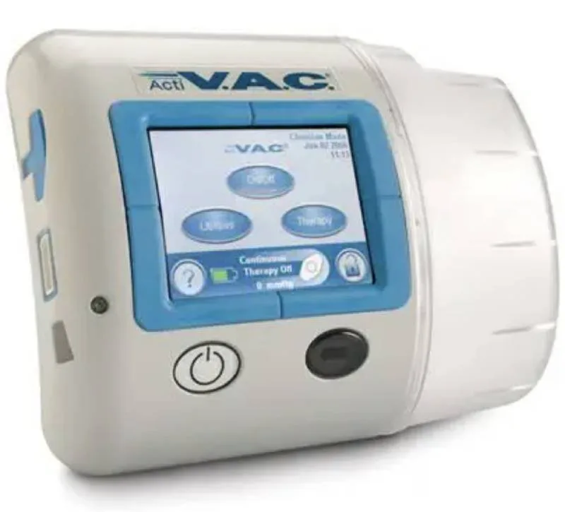 Medicazione VAC therapy su ferita chirurgica della parete addominale
